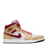 Jordan 1 Mid White Onyx Curry