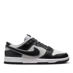 Nike Dunk Low Chenille Swoosh 'Black Grey'