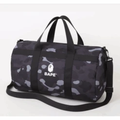 BAPE Magazine Exclusive Large Camo Duffle Dark Grey