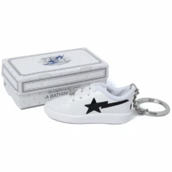 BAPE Bape Sta Keychain SS18 (white)