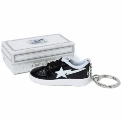 BAPE Bape Sta Keychain SS18 (Black)